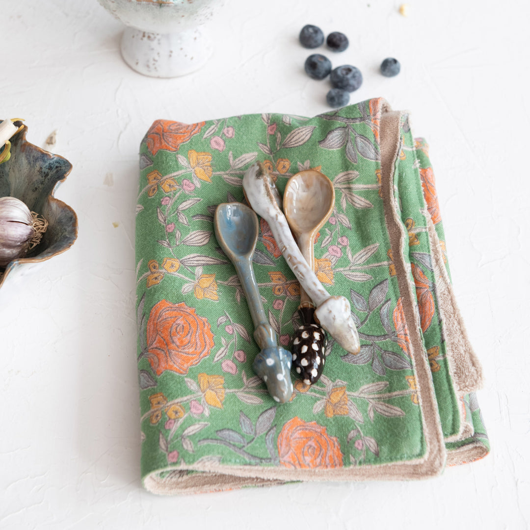 Paño de Cocina Estampados Flores, 3 estilos