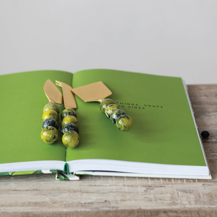 Set de 3 Cuchillos para Queso Green
