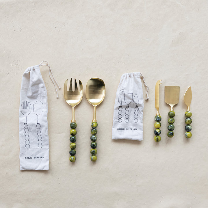 Set de 3 Cuchillos para Queso Green