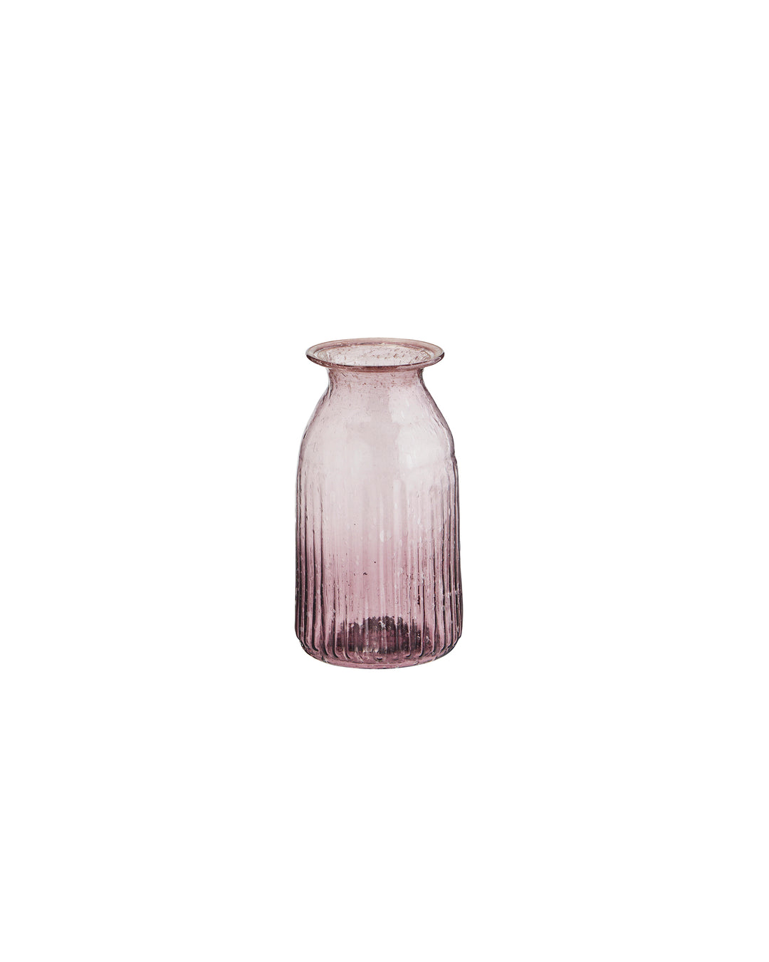 Botella Decorativa con Textura Morada