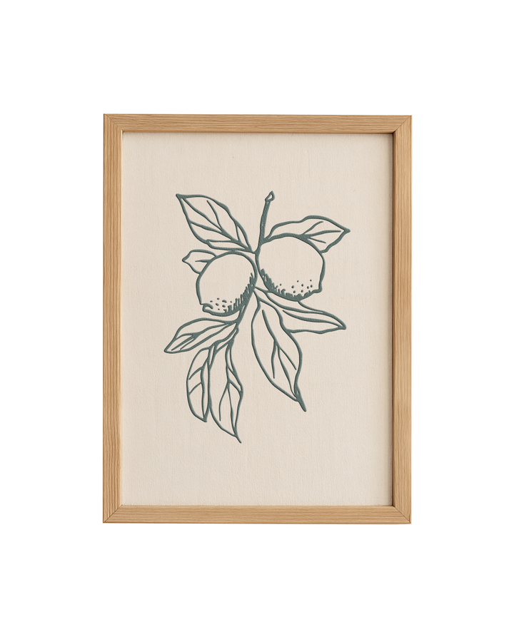 Cuadro Diseño Frutas y Verduras - 40 x 30 cm