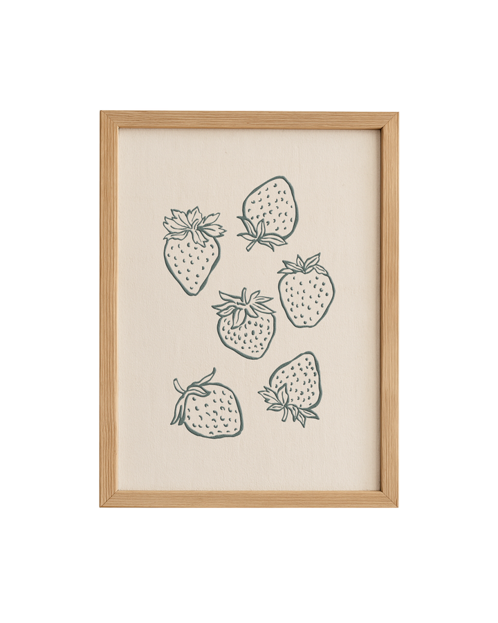 Cuadro Diseño Frutas y Verduras - 40 x 30 cm