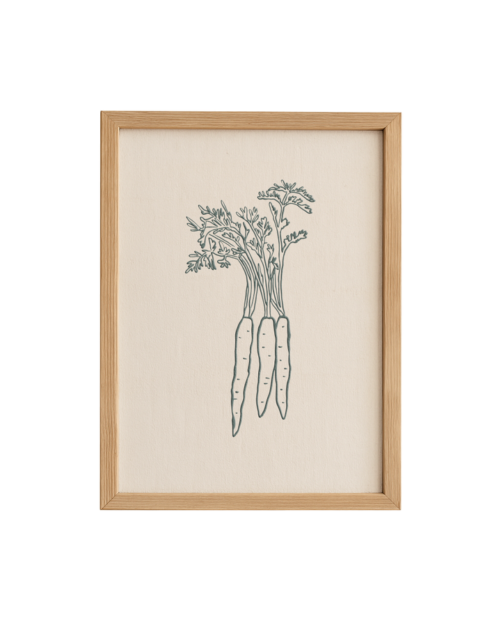 Cuadro Diseño Frutas y Verduras - 40 x 30 cm