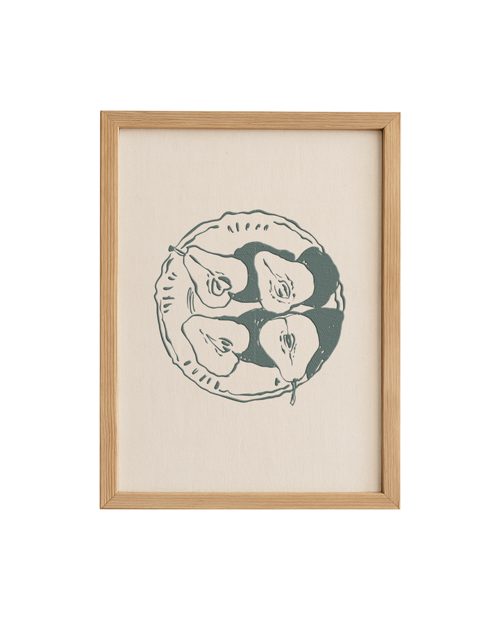 Cuadro Diseño Frutas y Verduras - 40 x 30 cm