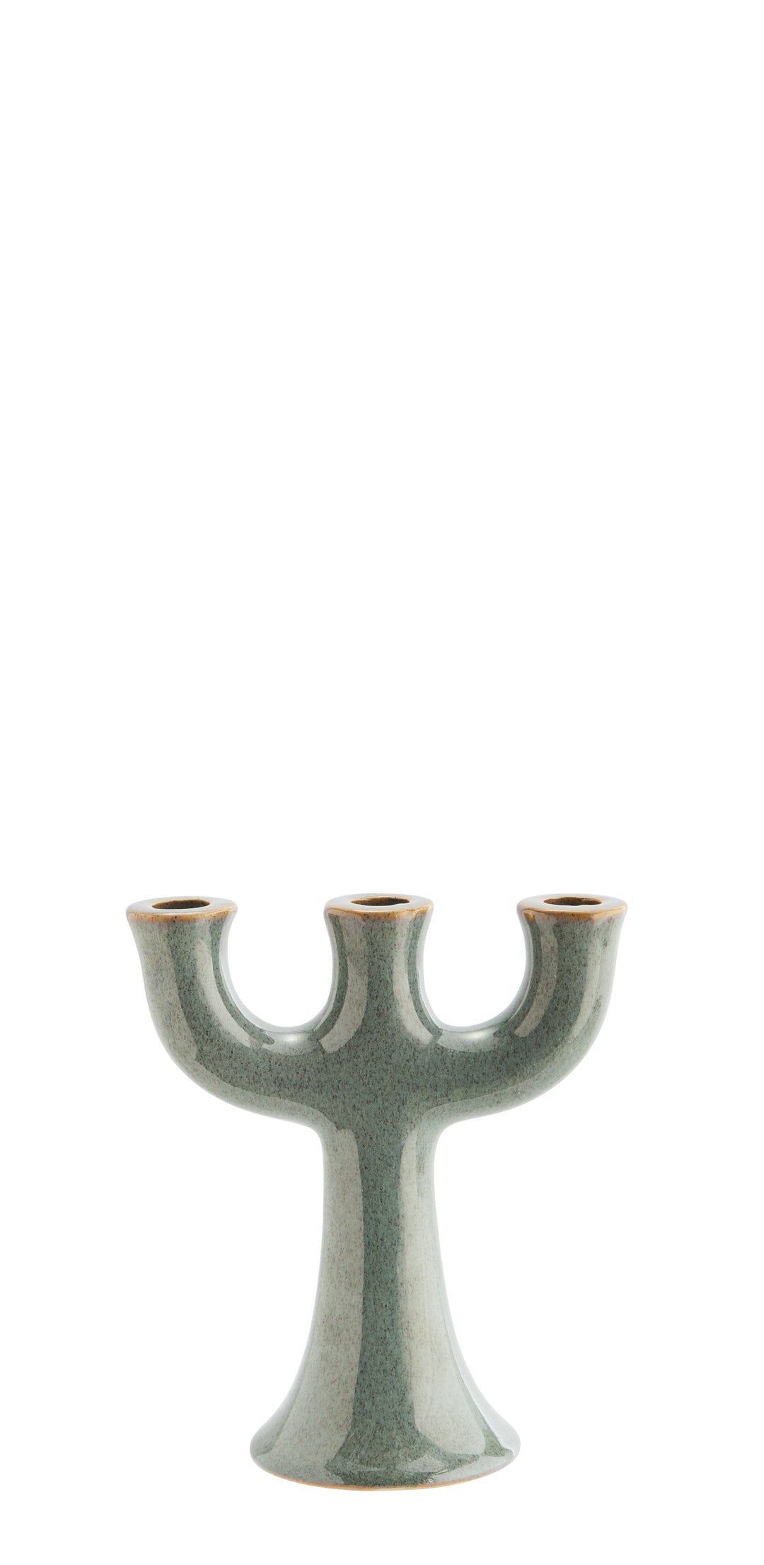 Candelabro de Cerámica Verde