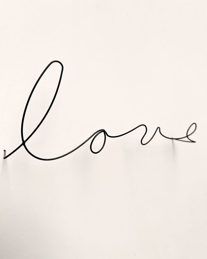 Escultura de Muro Love