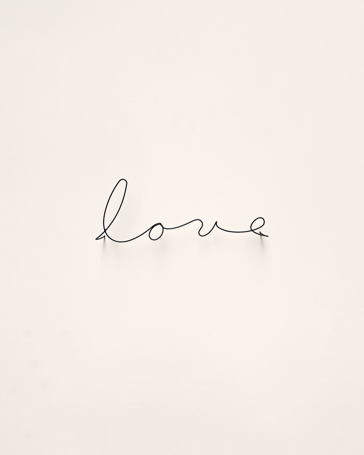 Escultura de Muro Love