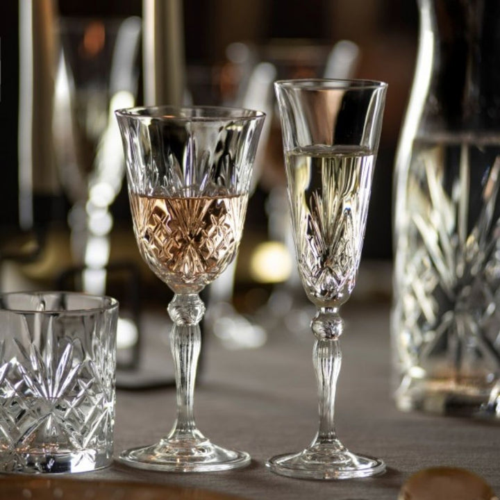 Set 6 Copas Champagne Melodía - RCR