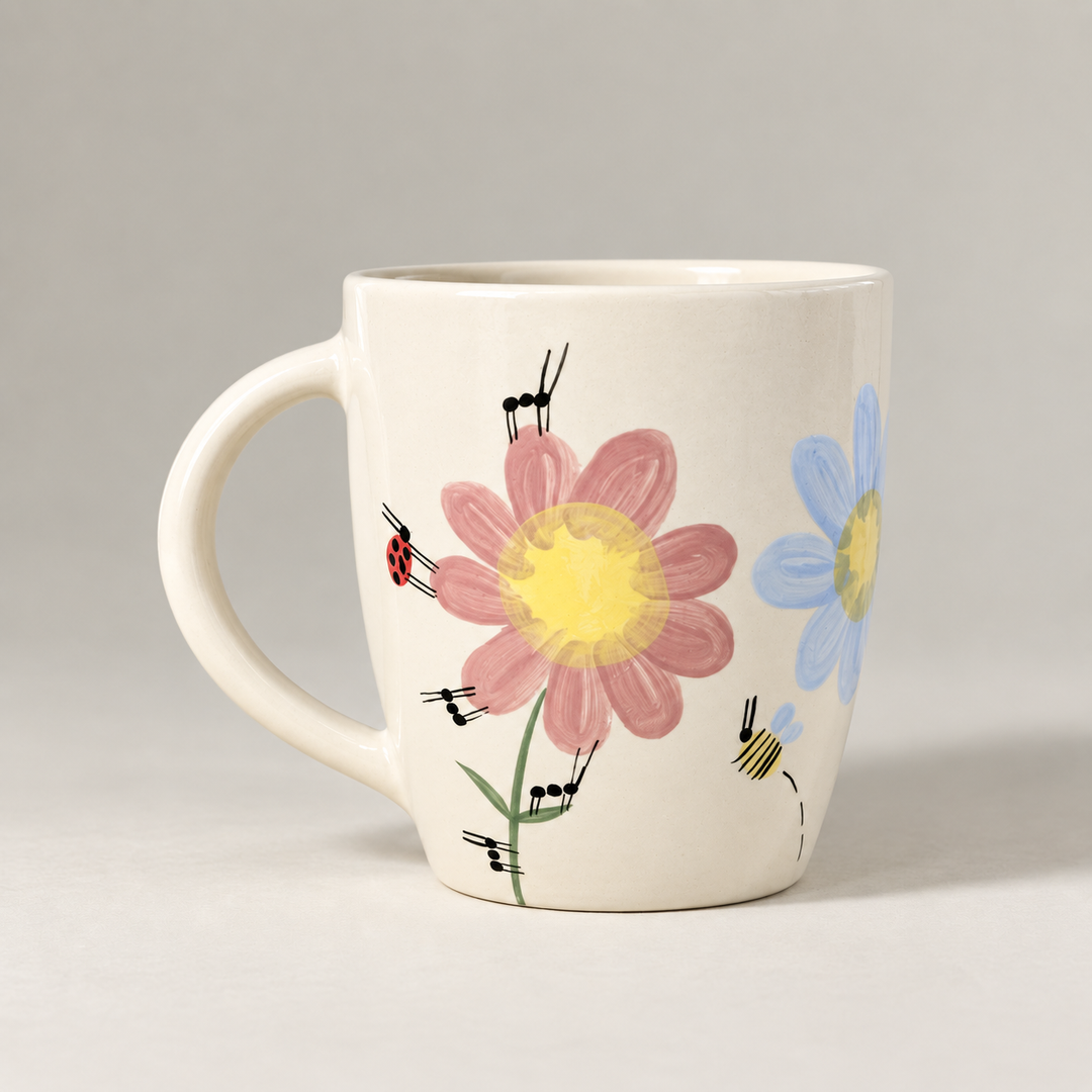 Tazón Ilustrado Misha Perret 550 ml - Flores