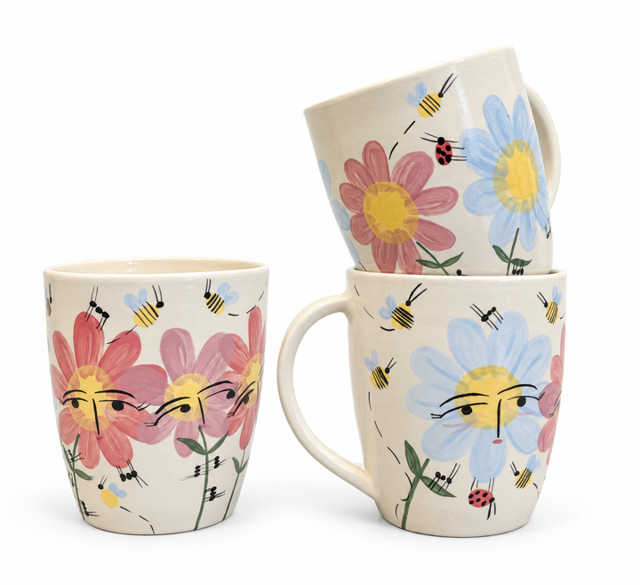 Tazón Ilustrado Misha Perret 550 ml - Flores