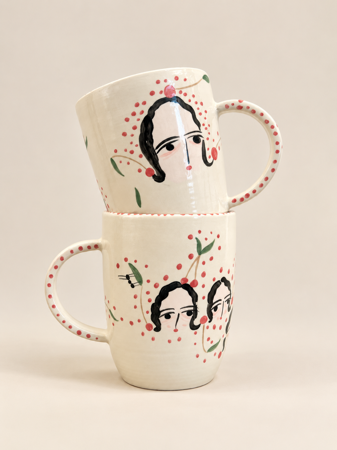 Tazón Ilustrado Misha Perret 550 ml - Guindas