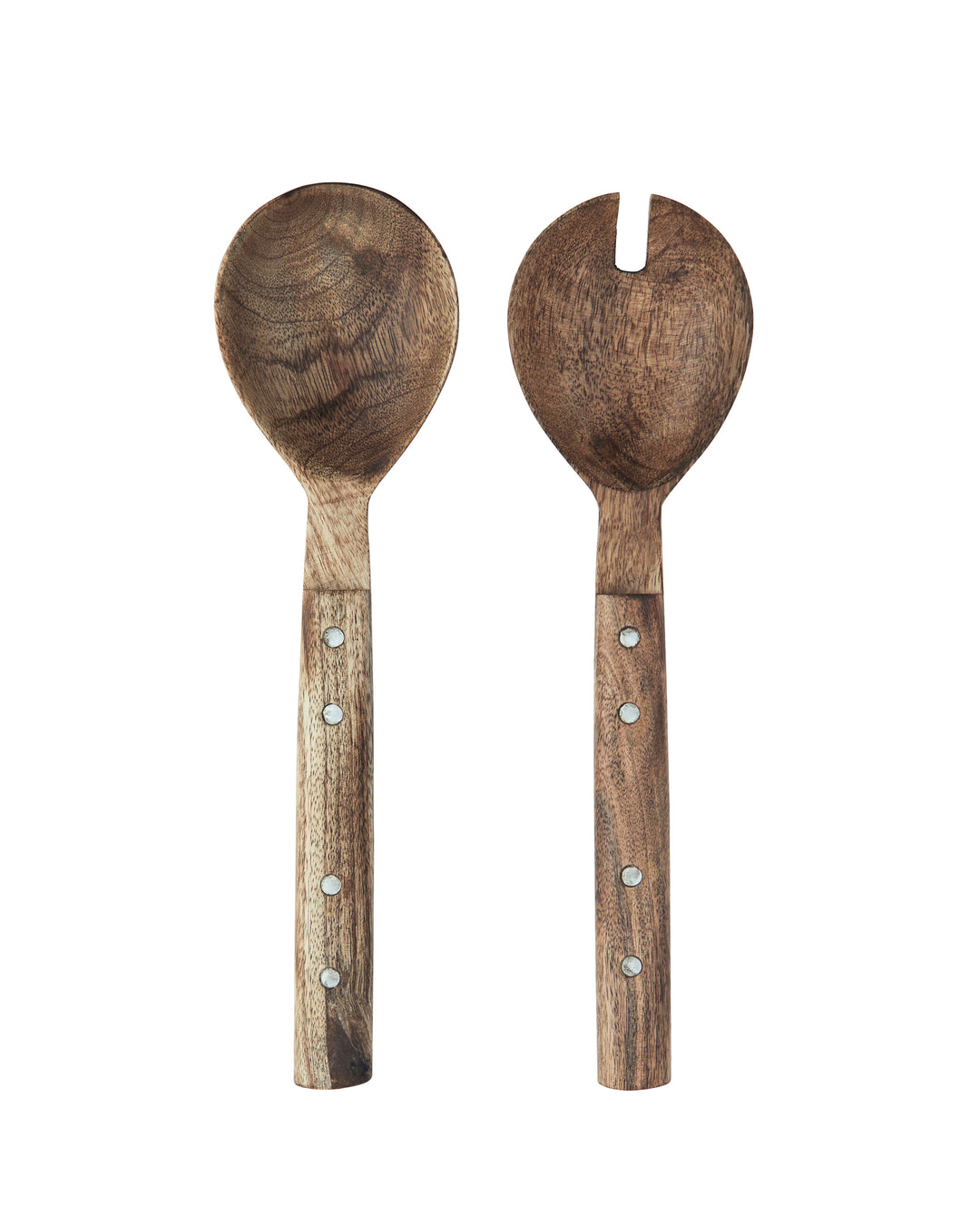 Set de Cucharas para Servir de Madera y Remache