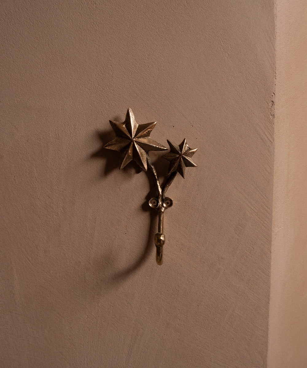 Percha Dorada Estrellas