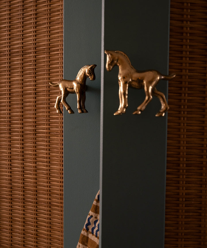 Tirador Bronce Caballo 2 Orientaciones