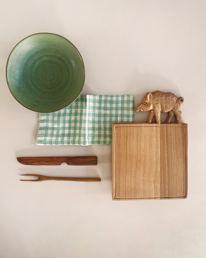 Tabla Picoteo Madera Jabalí