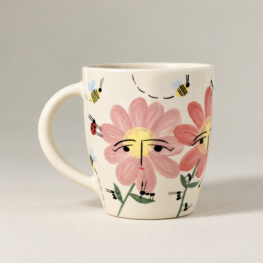 Tazón Ilustrado Misha Perret 550 ml - Flores