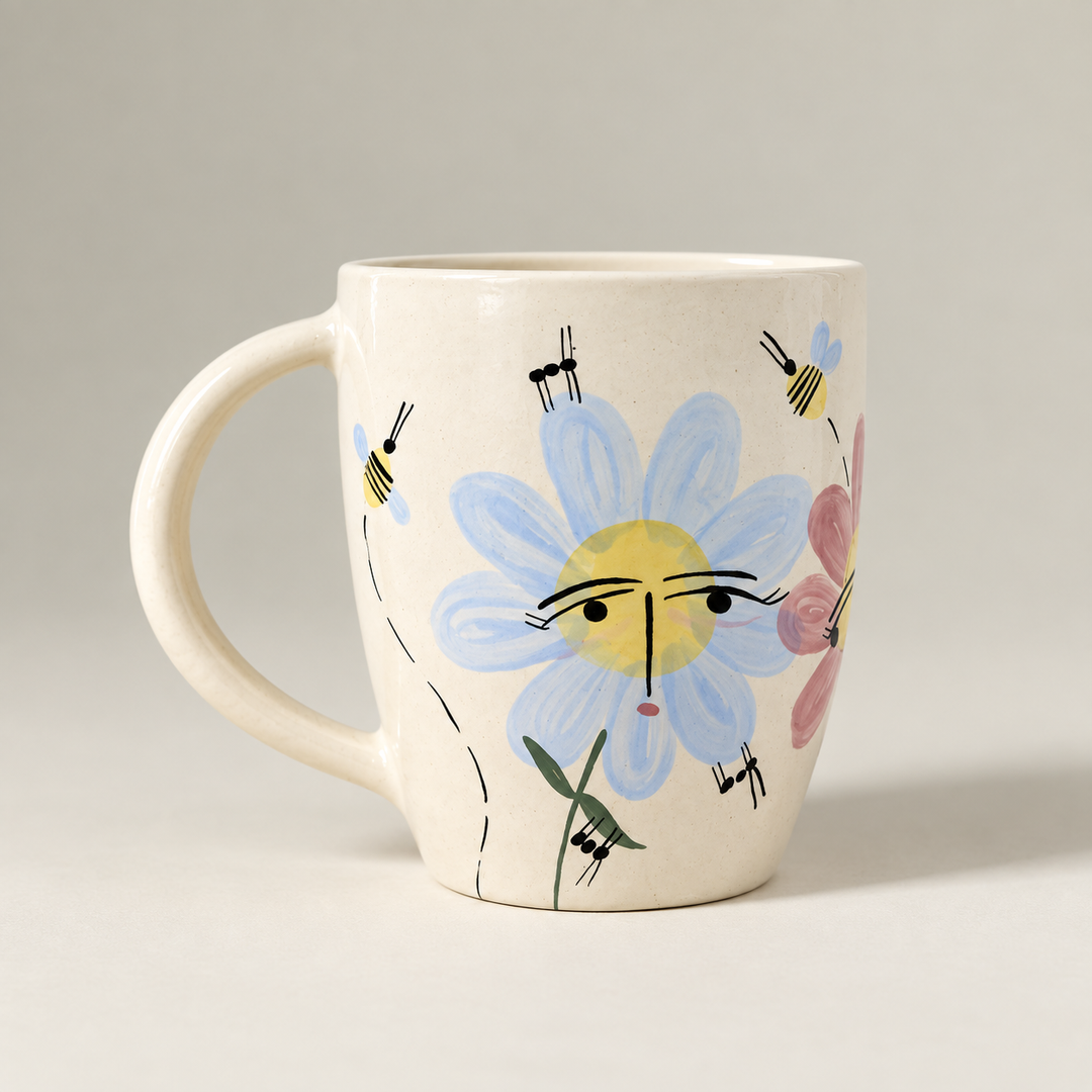 Tazón Ilustrado Misha Perret 550 ml - Flores
