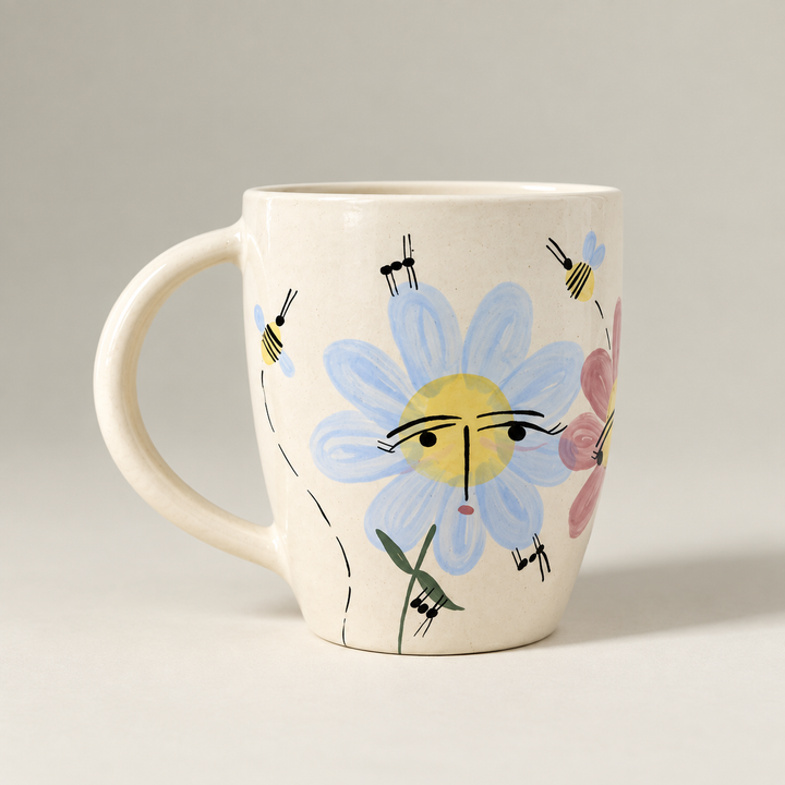 Tazón Ilustrado Misha Perret 550 ml - Flores