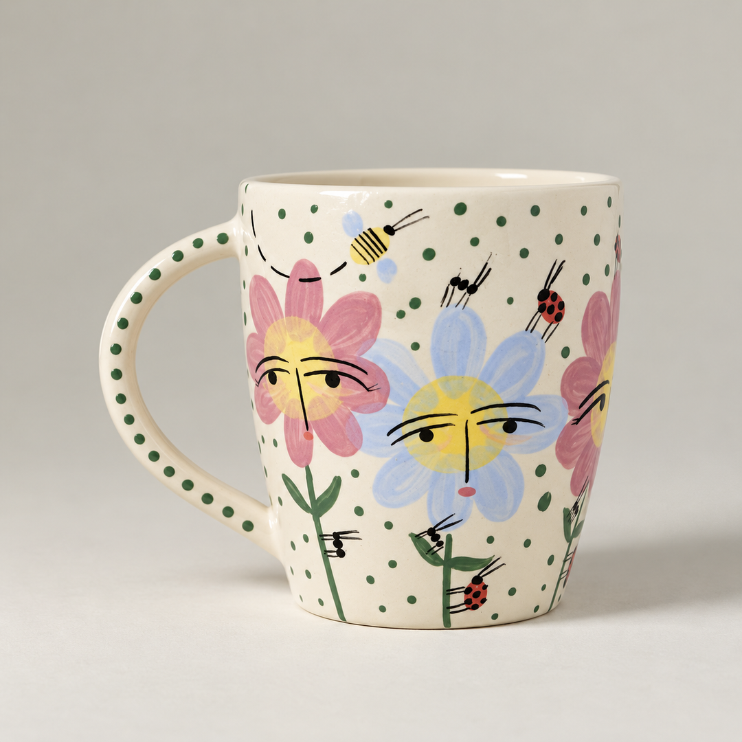 Tazón Ilustrado Misha Perret 550 ml - Flores