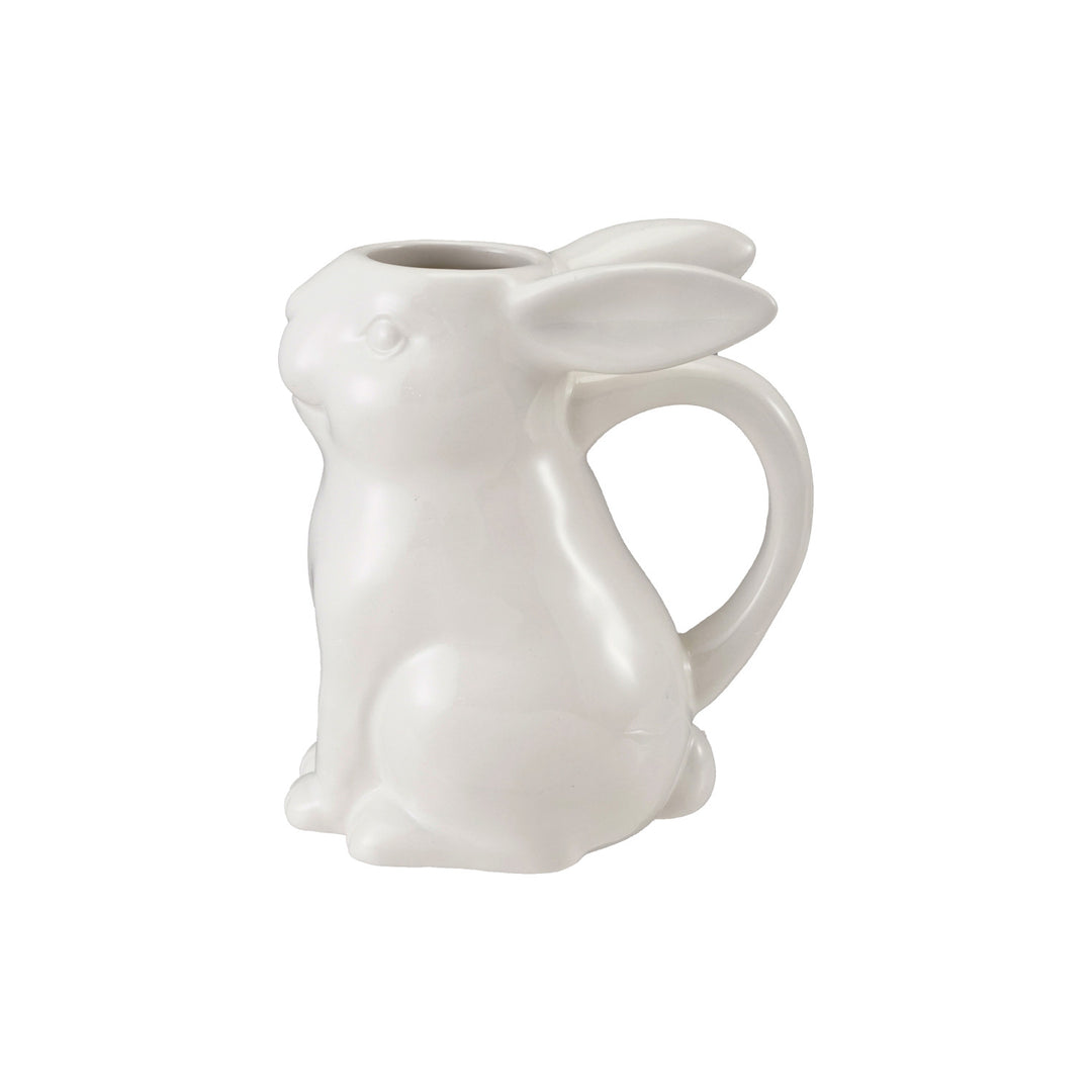 12 oz. Ceramic Rabbit Shaped Creamer, White