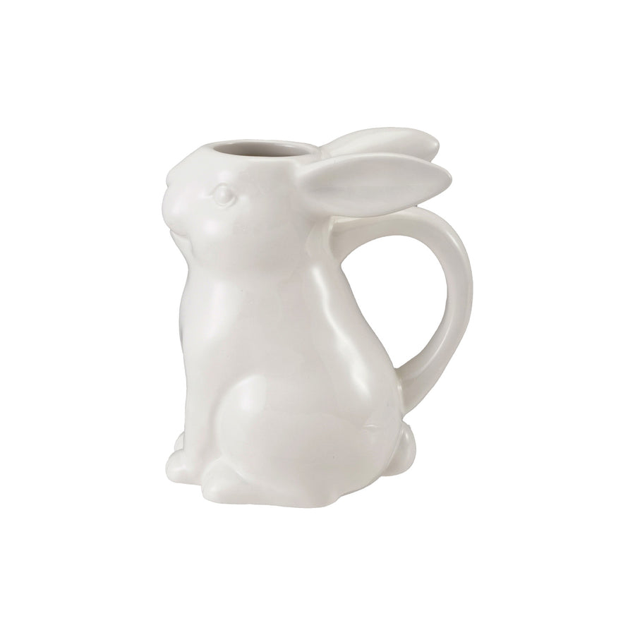 12 oz. Ceramic Rabbit Shaped Creamer, White