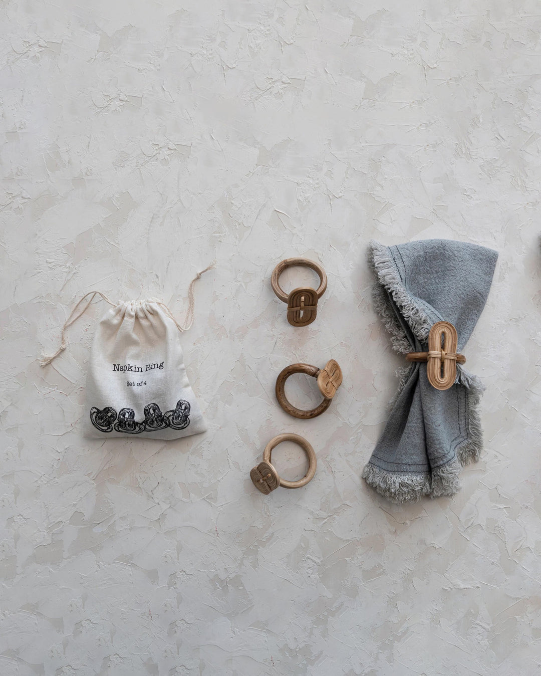 Anillos para servilleta Bambú